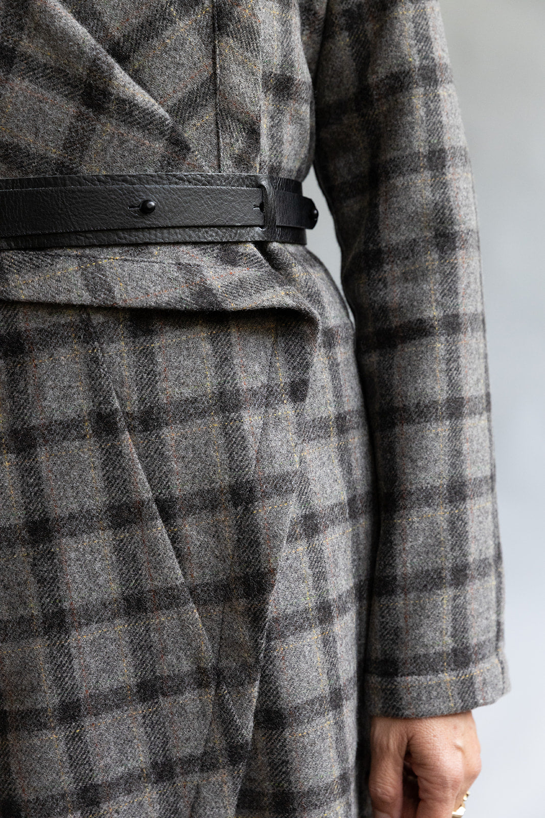 Wool Lamina Coat