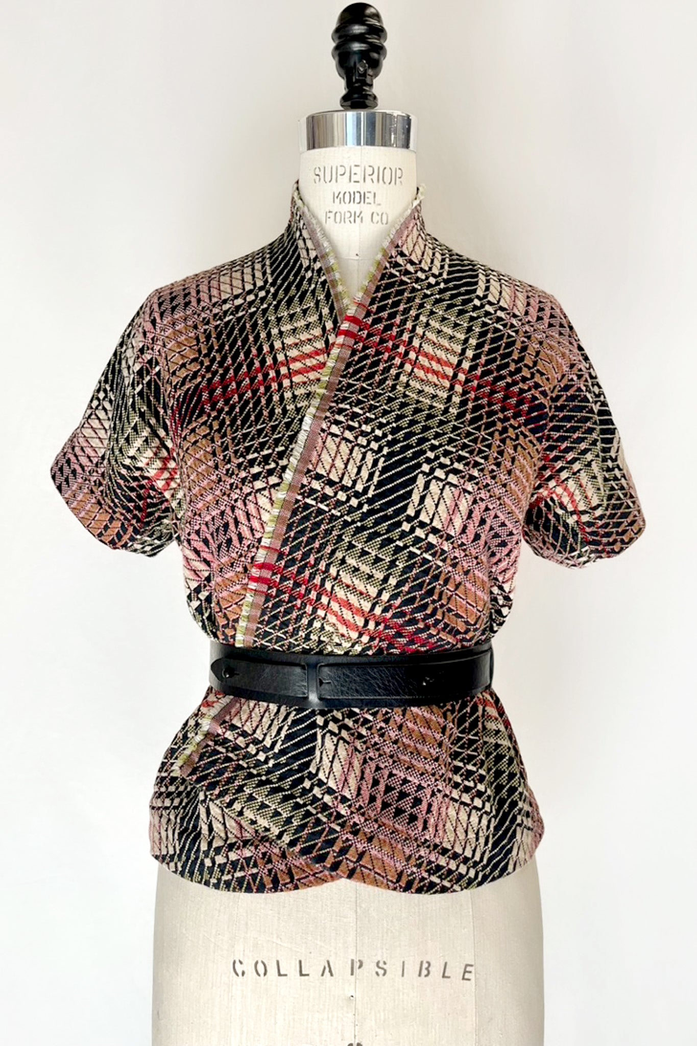 Jacquard Envelop Cardigan