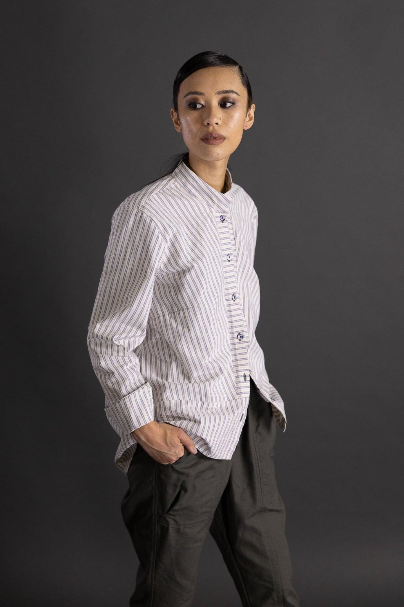 Pieced Plackart Shirt