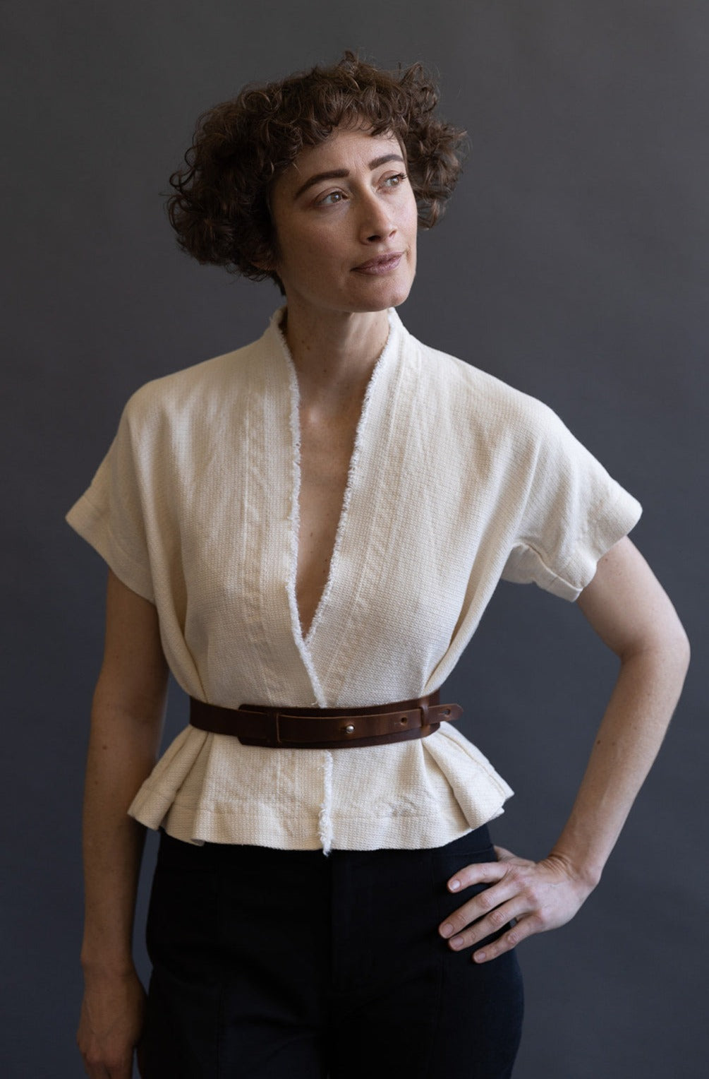 Silk & Cotton Envelop Cardigan