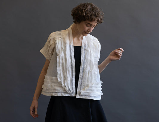 Lamellar Cardigan