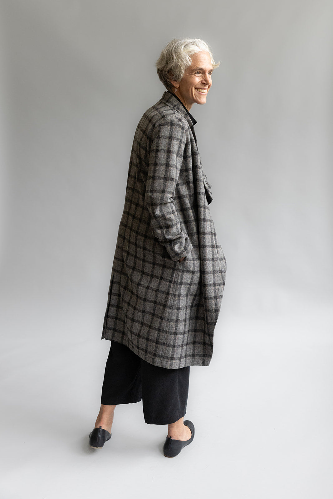 Wool Lamina Coat